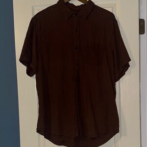 Lucky Brand muslin, 100% cotton button up